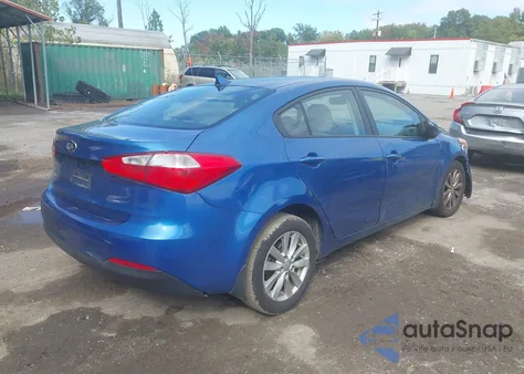 2014 Kia Forte Lx z USA, uszkodzony, nr VIN KNAFX4A69E5140541